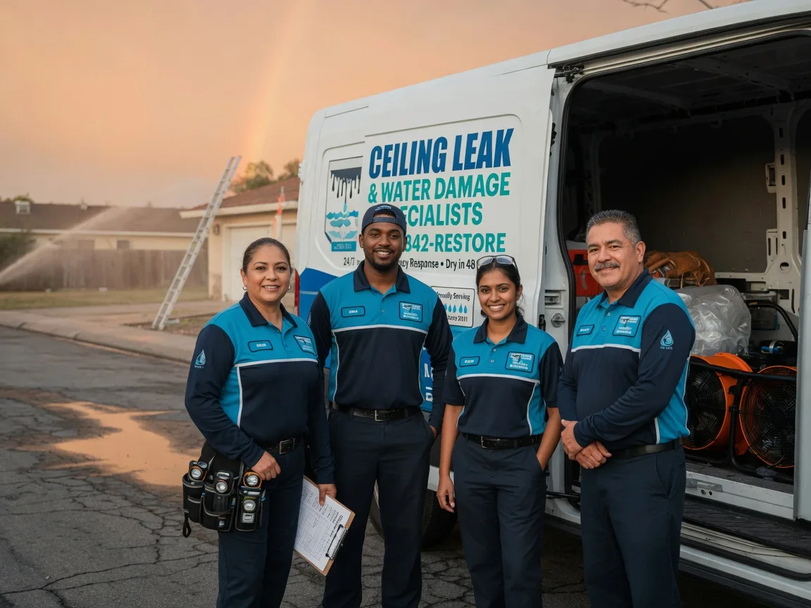 Ceiling Leak Cleanup company in Sugar Valley, GA